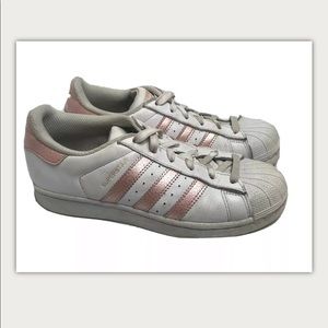 Adidas Superstar Girls Size 4.5 Shoes Shell Toe